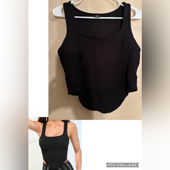 Black Crop Top - Picture 1 of 1